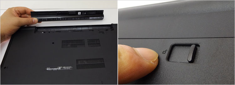 気軽にバッテリーの着脱