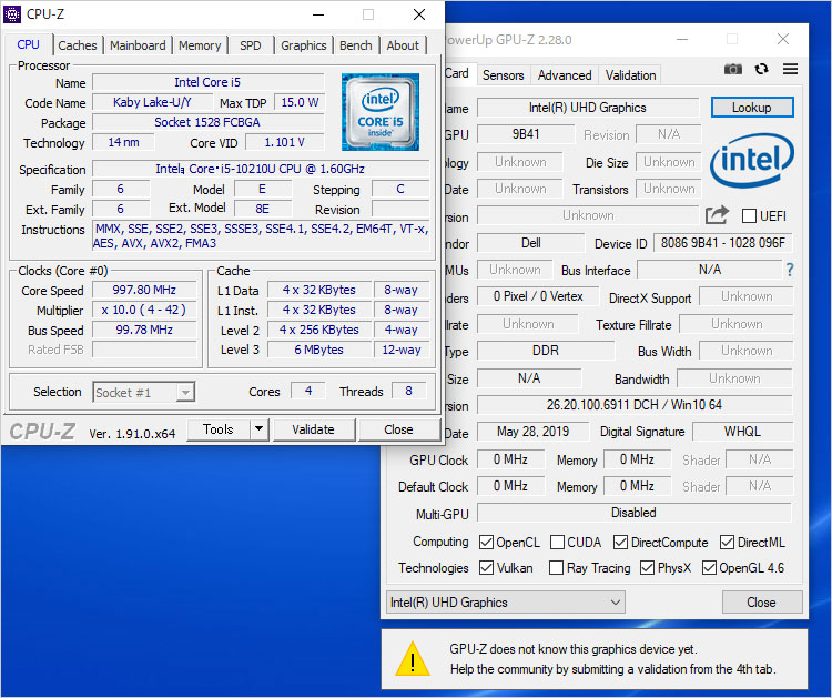 第10世代 Core i5-10210U