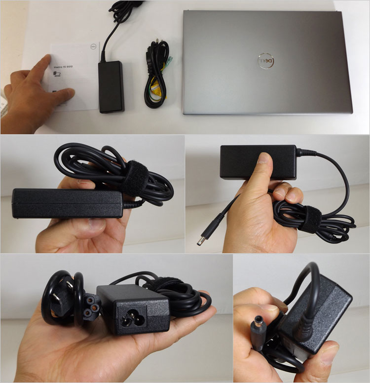 65WのACアダプタ（コネクタ・専用のバレルタイプ）