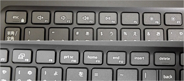 Vostro 5590のファンクションキー詳細