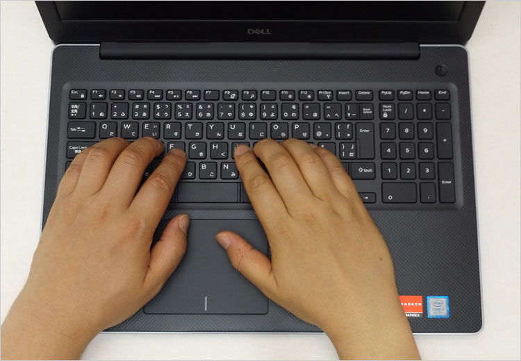 Vostro 15 （3583）のホームポジション