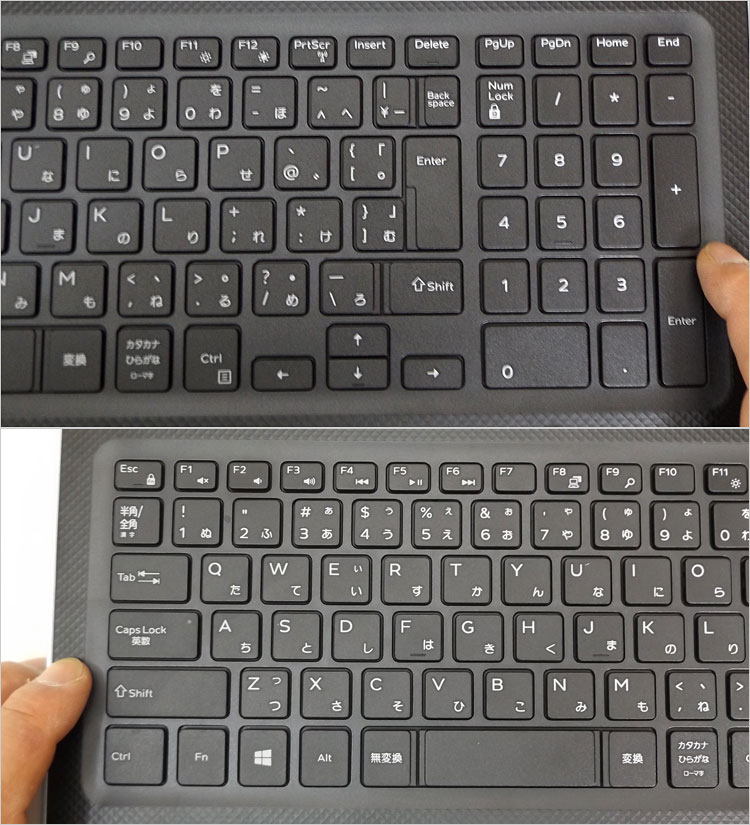 Vostro 3590のテンキー付きキーボード