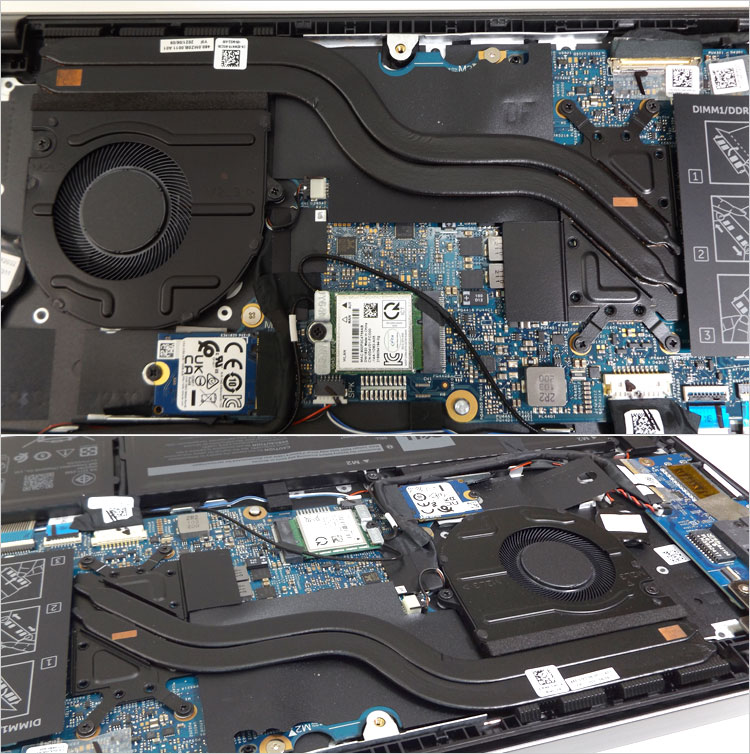 放熱フィンにつながっている