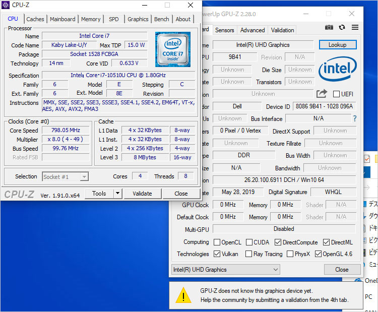 TDP（熱設計電力）は15Wで低消費電力の仕様