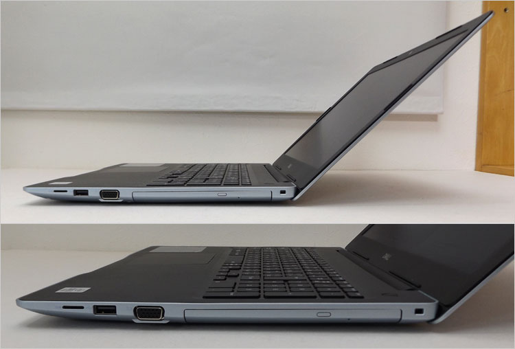 端子が手前側に配置される