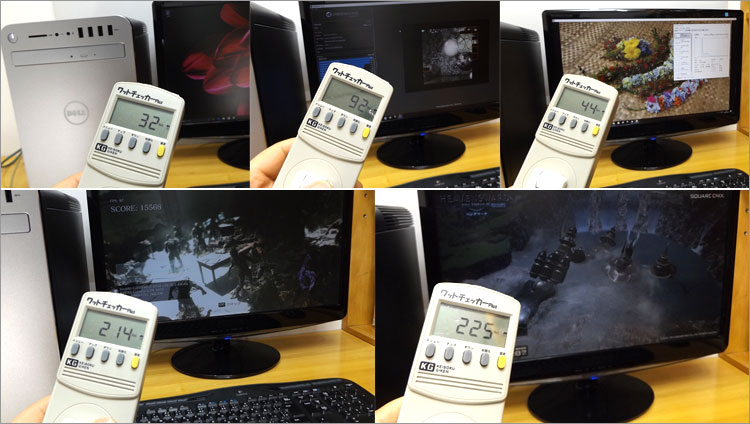 XPS 8910 スペシャルエディションの消費電力