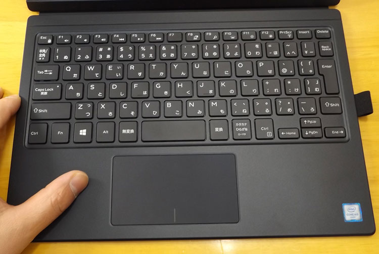 XPS 12（9250）のキーボード