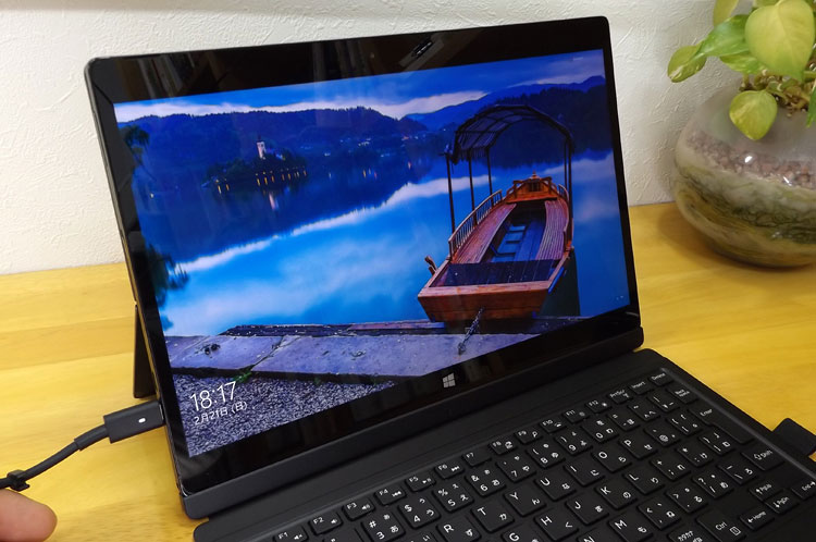 XPS 12 2 in 1のIGZOパネル