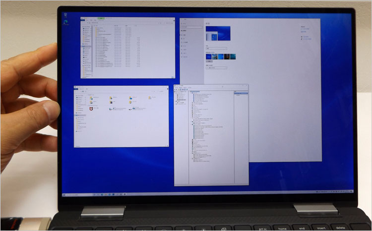 13.4インチに4K（3840 x 2400）解像度