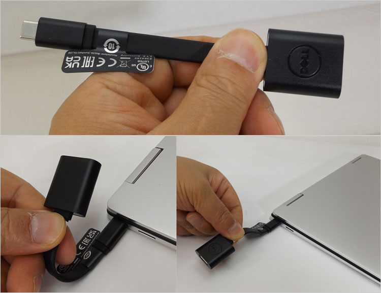 Aコネクタ→Type-C変換アダプタ