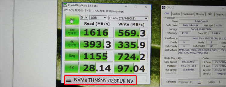 MVMe THNSN5512GPUK NV