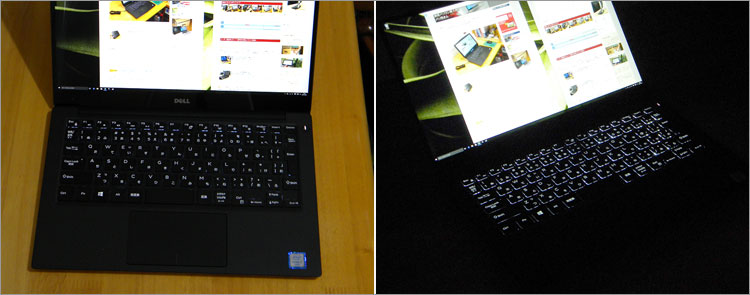 バックライト・キーボード