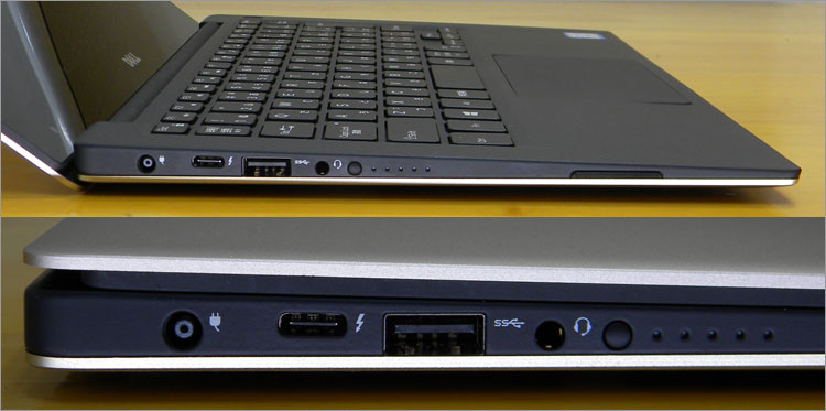 USB Type-C端子装備のXPS 13（9350）