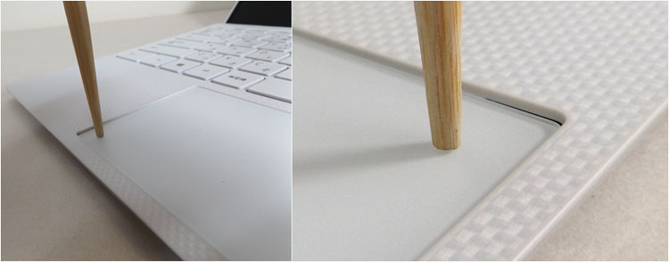 ホワイトだとガラス質がよく分かる