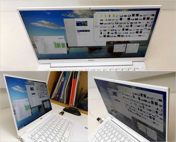 XPS 13（9380）の広視野角IPS
