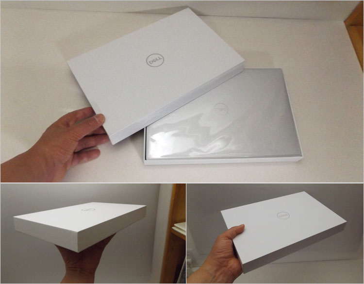真っ白なシンプルな箱