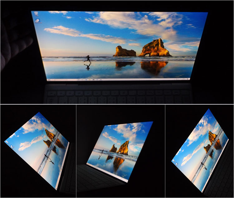 IPSパネルの類かと思われ、見やすい広視野角