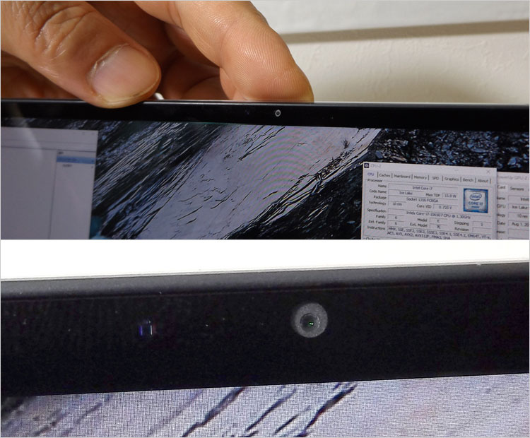 極小型2.25mmウェブ カメラ搭載