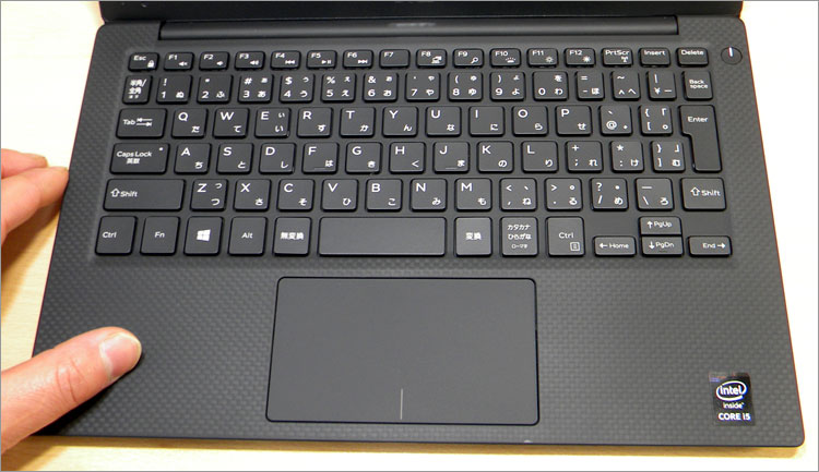XPS 13（9343）のキーボード
