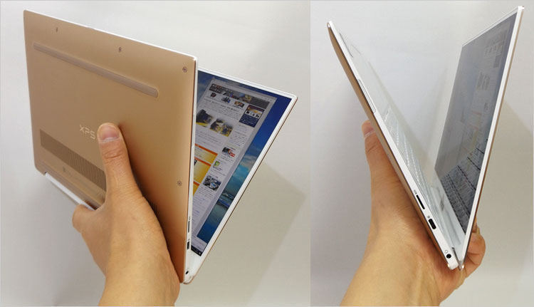 DELL XPS 13のサイズチェック