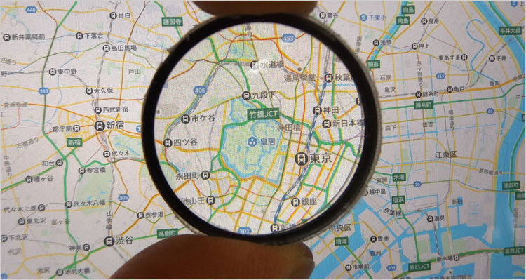 ドットバイドット表示（100％）