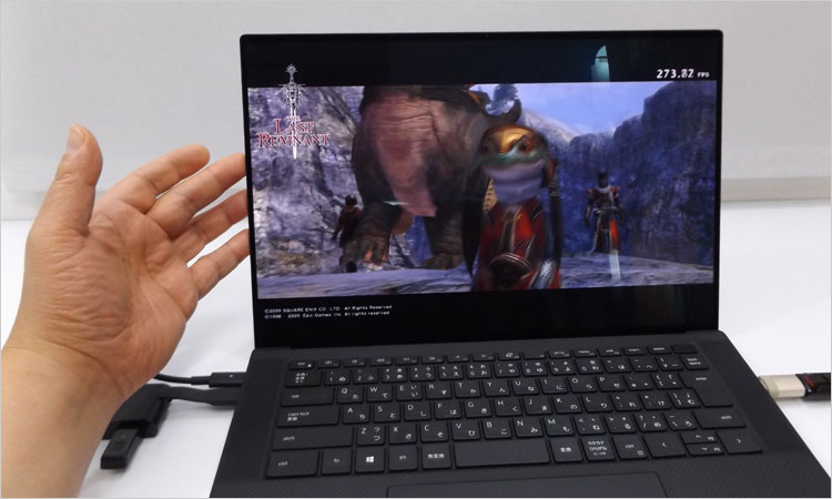 XPS 15（9510）でゲームをプレイする