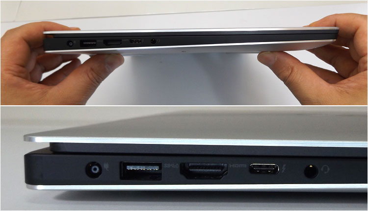 XPS 15 （9570）の左側面