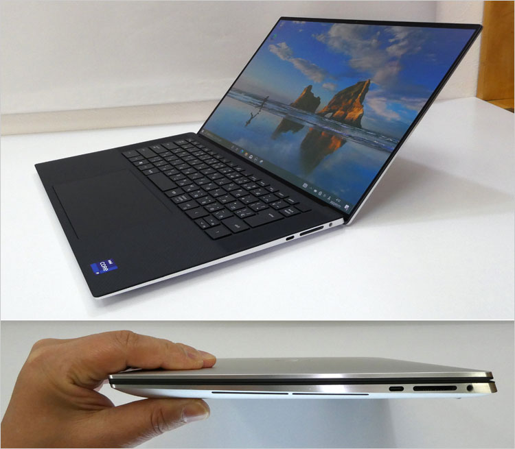 DELL XPS 15（9510）レビュー 構成：Core i9-11900H、GeForce RTX 3050 Ti