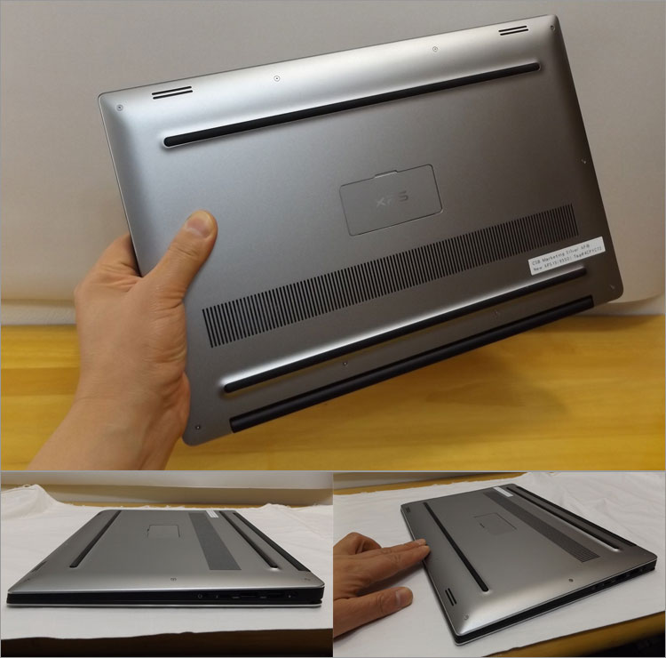 XPS 15（9550）のエアーフロー