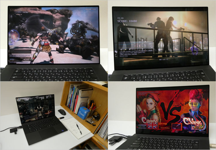 Core i9-11980HKとGeForce RTX 3060 モバイル版を搭載