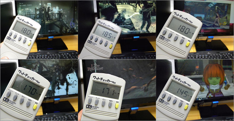 ベンチ中の電力