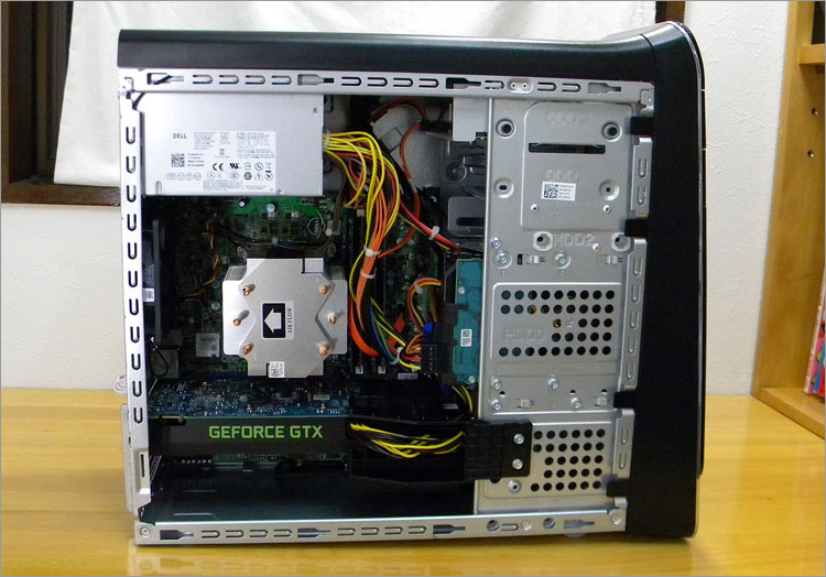 XPS 8900の内部構造と、ケースのドライブベイ！DELLパソ兄さん