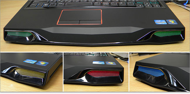 Alienware M14xのフロント