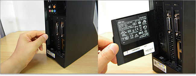 Alienware X51の仕様ラベル