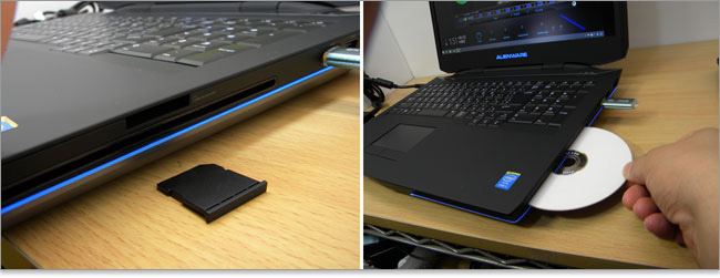 スロットイン式光学ドライブ