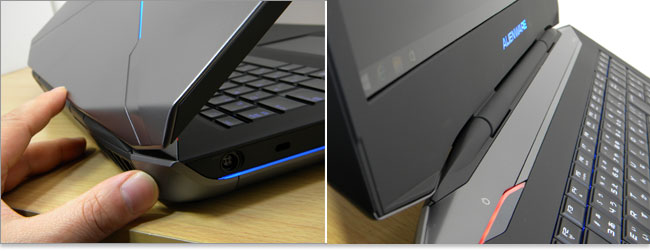 ディスプレイの開閉