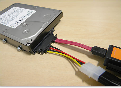 3.5インチHDDを外付けに