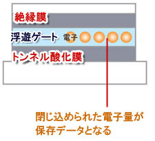 絶縁膜、浮遊ゲート、トンネル酸化膜