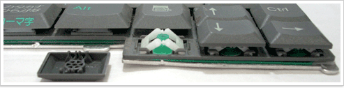 キートップを外す