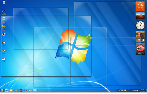 ウィンドウ透明表示