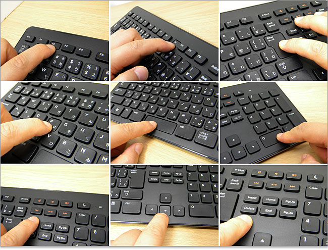 Inspiron One 2020のキーボードを操作してみた