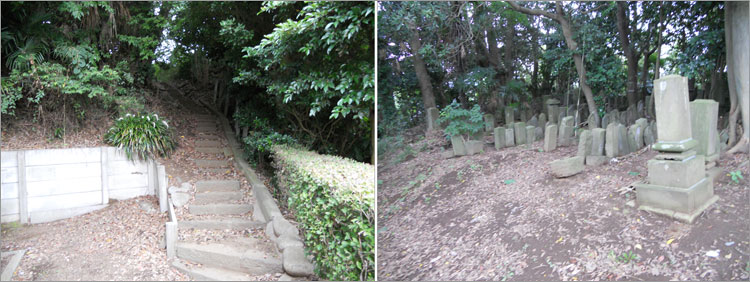 武石城の搦手口