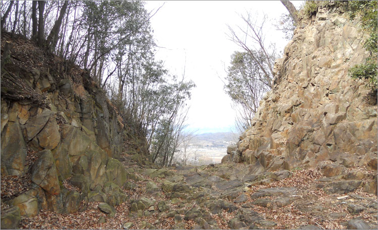 新田金山城の堀切