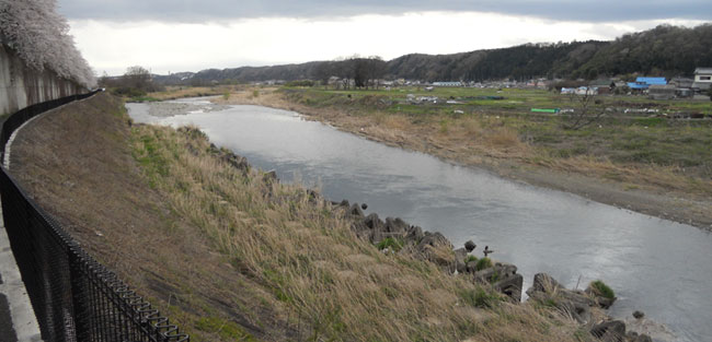 滝山城の遠景写真