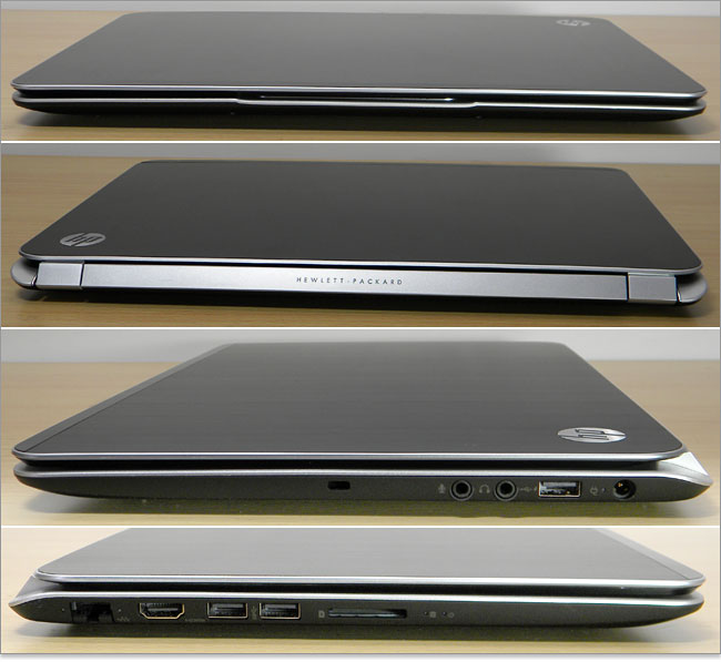 HP ENVY Ultrabook 4が装備する端子をみよ