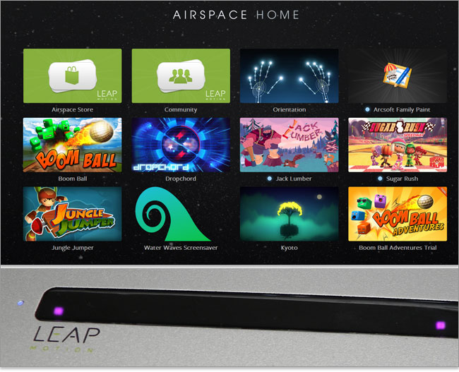 キネクトの200倍の感度-ENVY17-j100 Leap Motion SE レポ