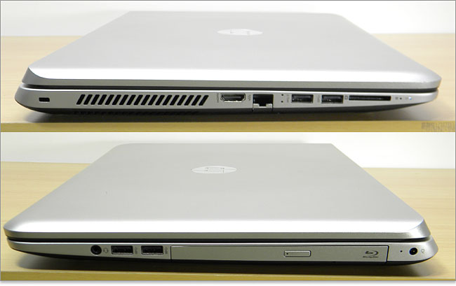 ENVY17-j100 Leap Motion SE 装備端子USB3.0端子