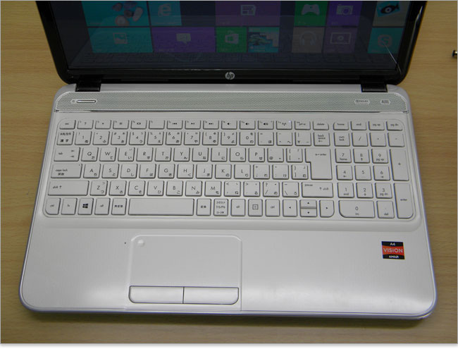 HP Pavilion g6-2200のキーボード