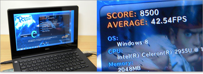 Inspiron 11でストリートファイター4