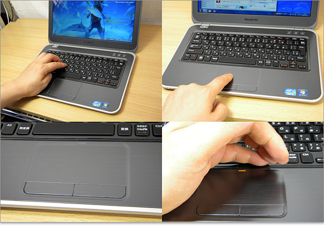 Inspiron 13zのホームポジション
